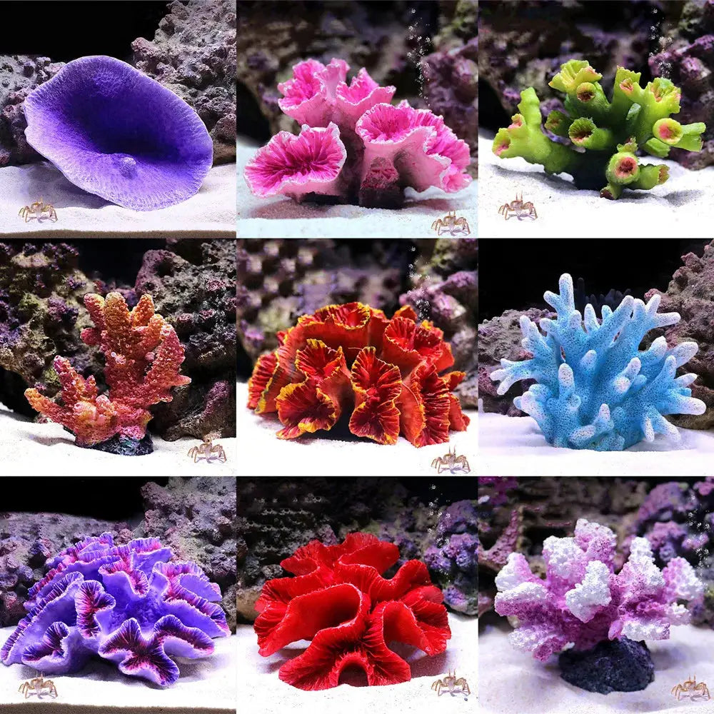 2022 New Artificial Resin Coral Reef Aquarium Ornaments Landscaping Fish Tank Decor Home Fish Tank Aquarium Accessories by All Mart Bristol Ltd