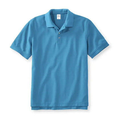 100 Cotton Polo Shirt Men,Light luxury Brand PoloShirt,Summer Short Sleeve Tee Shirt Fashion Tops Quality Clothes Golf Wear by All Mart Bristol Ltd