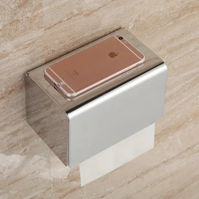 Golden Stainless Steel Rope Toilet Paper Holder Hotel Bathroom Tissue Accessories Rose Gold Rack Holder Decoration Supplies by All Mart Bristol Ltd