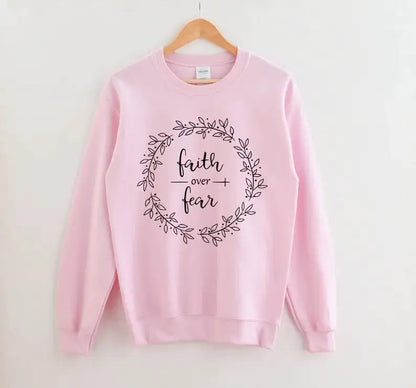 Faith Sweatshirt Shirt Christian Religious Women , Shirt Religious Apparel Shirt 100%Cotton O Neck Female Clothing Drop shipping by All Mart Bristol Ltd