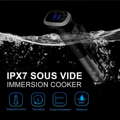 BioloMix 2.55 Generation IPX7 Waterproof Vacuum Sous Vide Cooker Immersion Circulator Accurate Cooking With LED Digital Display by All Mart Bristol Ltd