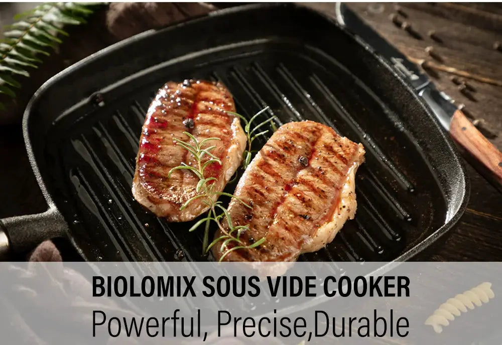 BioloMix 2.55 Generation IPX7 Waterproof Vacuum Sous Vide Cooker Immersion Circulator Accurate Cooking With LED Digital Display by All Mart Bristol Ltd