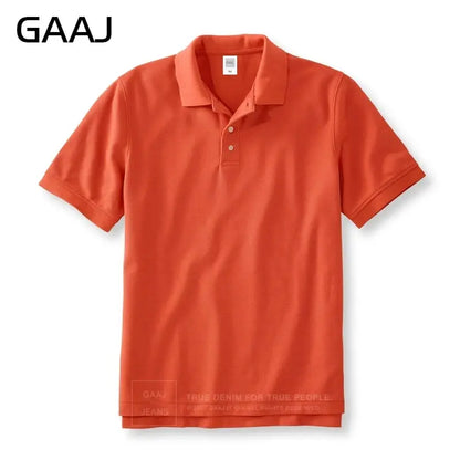 100 Cotton Polo Shirt Men,Light luxury Brand PoloShirt,Summer Short Sleeve Tee Shirt Fashion Tops Quality Clothes Golf Wear by All Mart Bristol Ltd