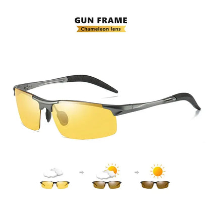 Top Anti-glare Day Night Vision Glasses For Driving Men Polarized Sunglasses Photochromic Driver Goggles Glasses zonnebril heren by All Mart Bristol Ltd