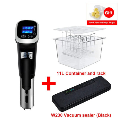 BioloMix 2.55 Generation IPX7 Waterproof Vacuum Sous Vide Cooker Immersion Circulator Accurate Cooking With LED Digital Display by All Mart Bristol Ltd
