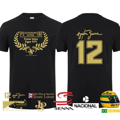 New Hero Ayrton Senna T Shirt Men Short Sleeve Cotton T-shirts Funny Cool Man Tshirt by All Mart Bristol Ltd