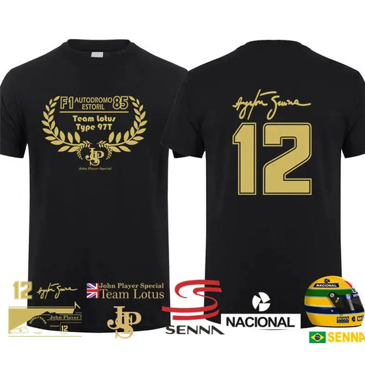 New Hero Ayrton Senna T Shirt Men Short Sleeve Cotton T-shirts Funny Cool Man Tshirt by All Mart Bristol Ltd