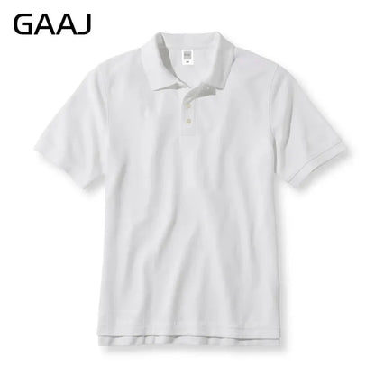 100 Cotton Polo Shirt Men,Light luxury Brand PoloShirt,Summer Short Sleeve Tee Shirt Fashion Tops Quality Clothes Golf Wear by All Mart Bristol Ltd
