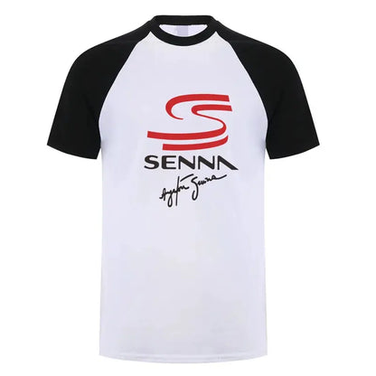 New Hero Ayrton Senna T Shirt Men Short Sleeve Cotton T-shirts Funny Cool Man Tshirt by All Mart Bristol Ltd