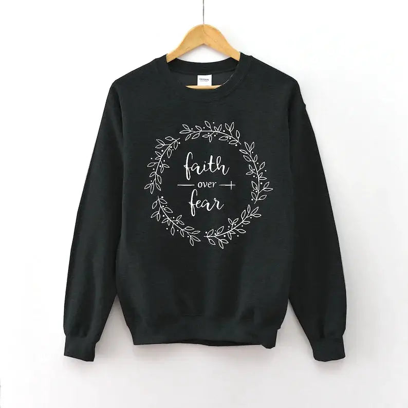 Faith Sweatshirt Shirt Christian Religious Women , Shirt Religious Apparel Shirt 100%Cotton O Neck Female Clothing Drop shipping by All Mart Bristol Ltd