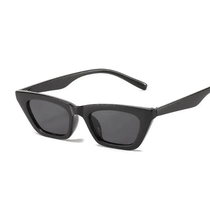 Vintage Cat Eye Sunglasses Woman Retro Shades Black Sun Glasses Female Fashion Small Frame Mirror Square Oculos De Sol by All Mart Bristol Ltd