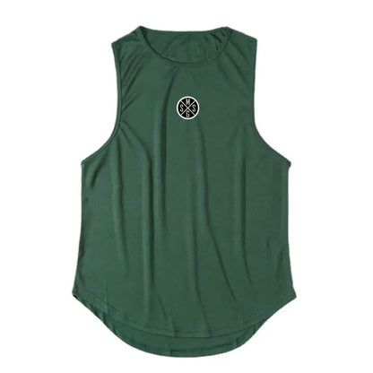Bodybuilding Vest Men Sports Tank Top Men Gym Clothing Fitness Workout Sleeveless Shirt Mesh O Neck Running Stringer Singlets by All Mart Bristol Ltd