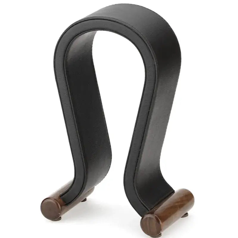 Universal Gaming Headset Stand PU Leather+Wood Headphone Holder Desk Display Shelf for Wired/Wireless Headphones Space Saving by All Mart Bristol Ltd