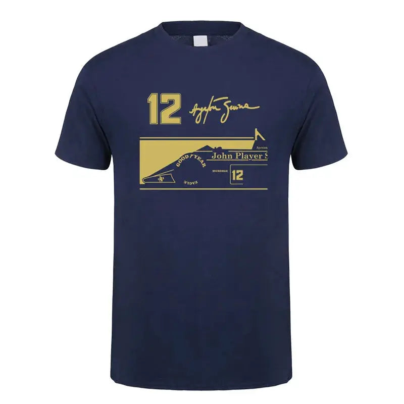 New Hero Ayrton Senna T Shirt Men Short Sleeve Cotton T-shirts Funny Cool Man Tshirt by All Mart Bristol Ltd