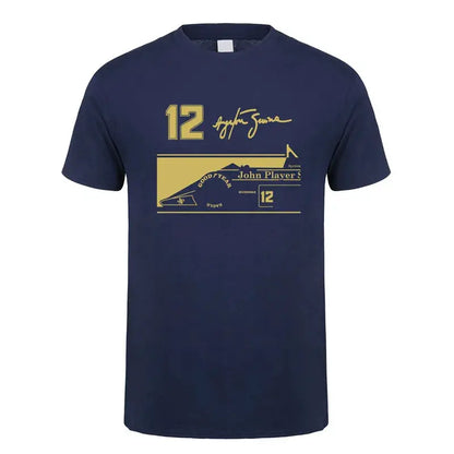 New Hero Ayrton Senna T Shirt Men Short Sleeve Cotton T-shirts Funny Cool Man Tshirt by All Mart Bristol Ltd