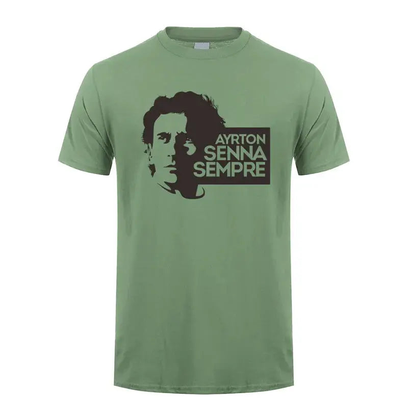 New Hero Ayrton Senna T Shirt Men Short Sleeve Cotton T-shirts Funny Cool Man Tshirt by All Mart Bristol Ltd