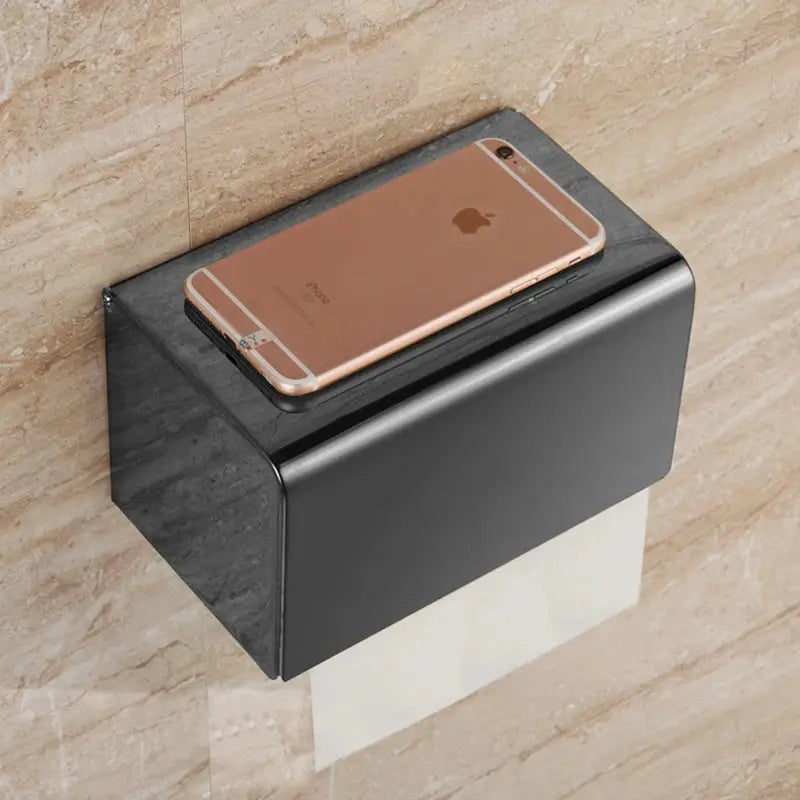 Golden Stainless Steel Rope Toilet Paper Holder Hotel Bathroom Tissue Accessories Rose Gold Rack Holder Decoration Supplies by All Mart Bristol Ltd