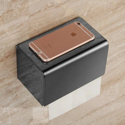 Golden Stainless Steel Rope Toilet Paper Holder Hotel Bathroom Tissue Accessories Rose Gold Rack Holder Decoration Supplies by All Mart Bristol Ltd