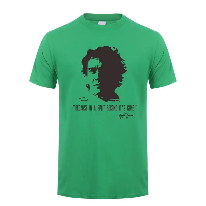 New Hero Ayrton Senna T Shirt Men Short Sleeve Cotton T-shirts Funny Cool Man Tshirt by All Mart Bristol Ltd