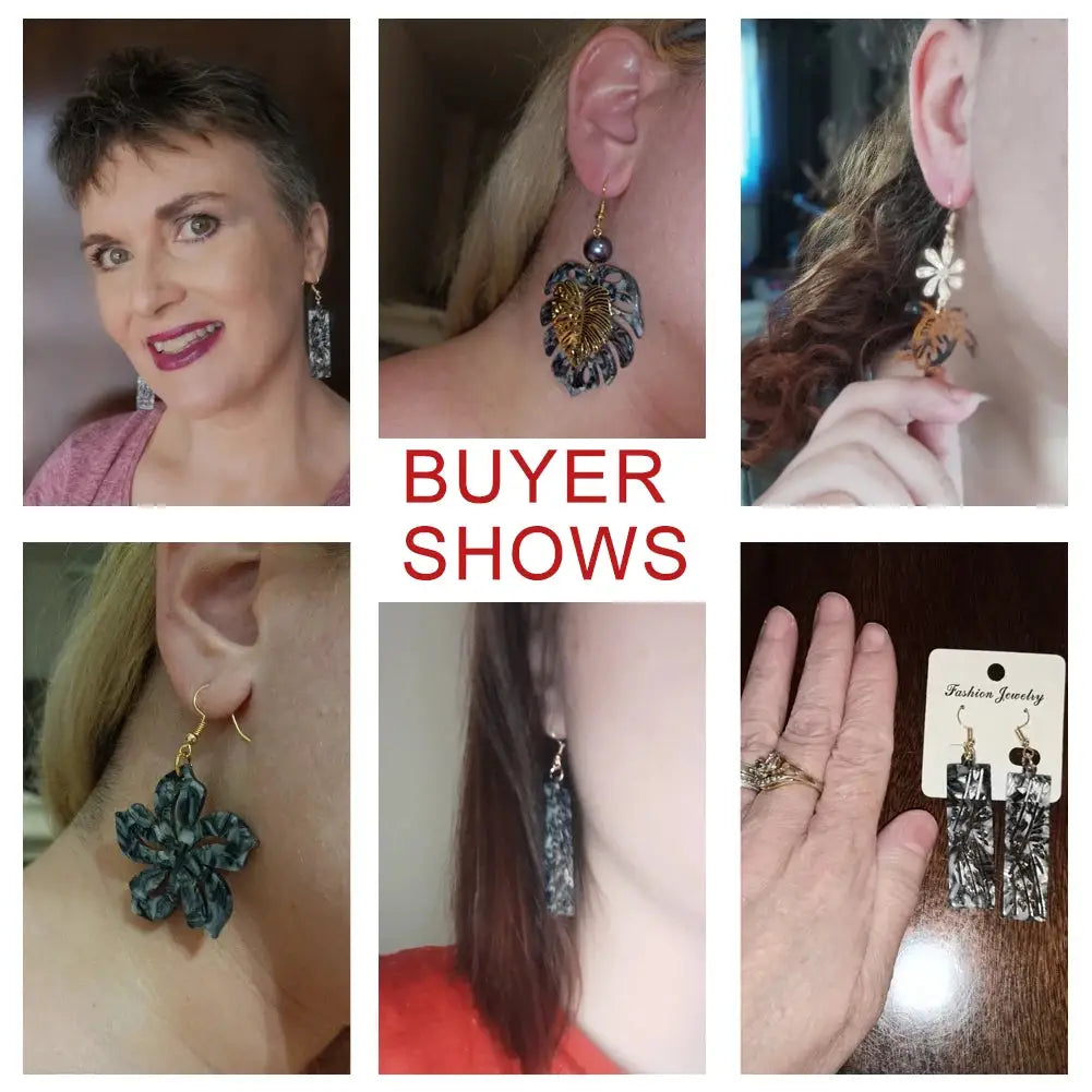 Hawaiian Acrylic Australia Designer Earrings Earring Accessories African Polynesian Jewelry Earring Women's Earrings for Women by All Mart Bristol Ltd
