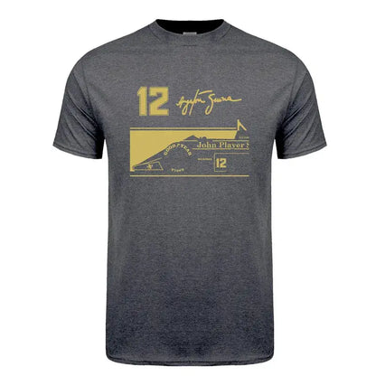 New Hero Ayrton Senna T Shirt Men Short Sleeve Cotton T-shirts Funny Cool Man Tshirt by All Mart Bristol Ltd