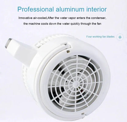 DMWD Pure Water Distiller 4L Dental Distilled Water Machine Filter Stainless Steel Electric Distillation Purifier Jug 110V 220V by All Mart Bristol Ltd