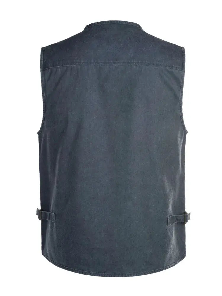 8XL 9XL 10XL New Male Casual Summer Big Size Cotton Sleeveless Vest With Many 16 Pockets Men Multi Pocket Photograph Waistcoat by All Mart Bristol Ltd