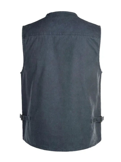 8XL 9XL 10XL New Male Casual Summer Big Size Cotton Sleeveless Vest With Many 16 Pockets Men Multi Pocket Photograph Waistcoat by All Mart Bristol Ltd