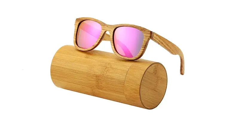 AN SWALLOW Retro Polarized Zebra Wood Sunglasses UV400 Luxury Brand Design Sunglasses Men Handmade Wooden Sun Glasses Women by All Mart Bristol Ltd