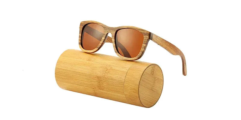 AN SWALLOW Retro Polarized Zebra Wood Sunglasses UV400 Luxury Brand Design Sunglasses Men Handmade Wooden Sun Glasses Women by All Mart Bristol Ltd