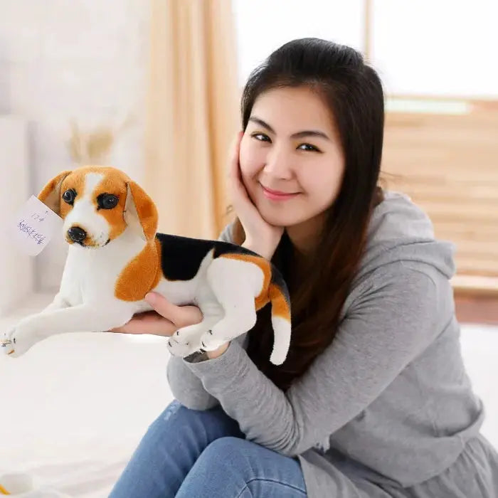30-90cm Giant Beagle Dog Toy Realistic Stuffed Animals Dog Plush Toys Gift For Children Home Decor by All Mart Bristol Ltd