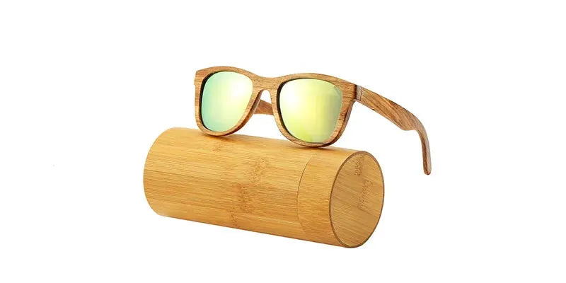 AN SWALLOW Retro Polarized Zebra Wood Sunglasses UV400 Luxury Brand Design Sunglasses Men Handmade Wooden Sun Glasses Women by All Mart Bristol Ltd