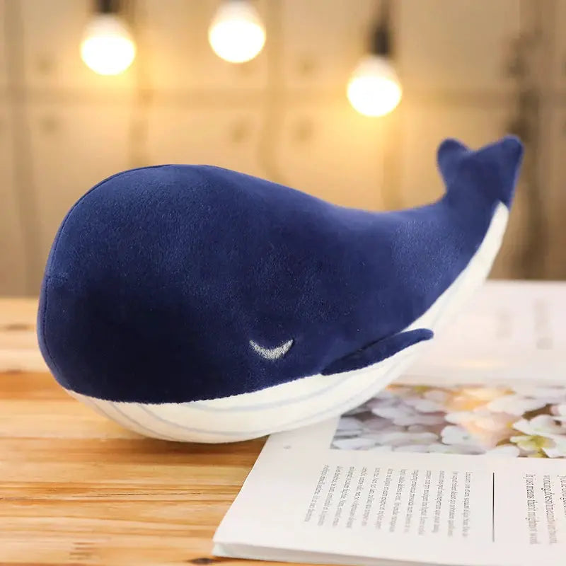 Super Soft Plush Toy Sea Animal Big Blue Whale Soft Toy Stuffed Animal birthday gift by All Mart Bristol Ltd