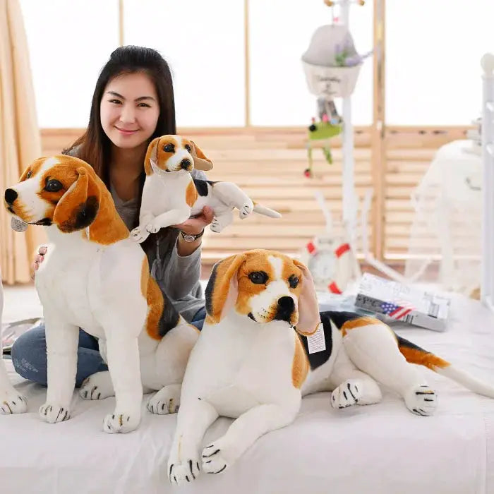 30-90cm Giant Beagle Dog Toy Realistic Stuffed Animals Dog Plush Toys Gift For Children Home Decor by All Mart Bristol Ltd