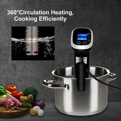 BioloMix 2.55 Generation IPX7 Waterproof Vacuum Sous Vide Cooker Immersion Circulator Accurate Cooking With LED Digital Display by All Mart Bristol Ltd
