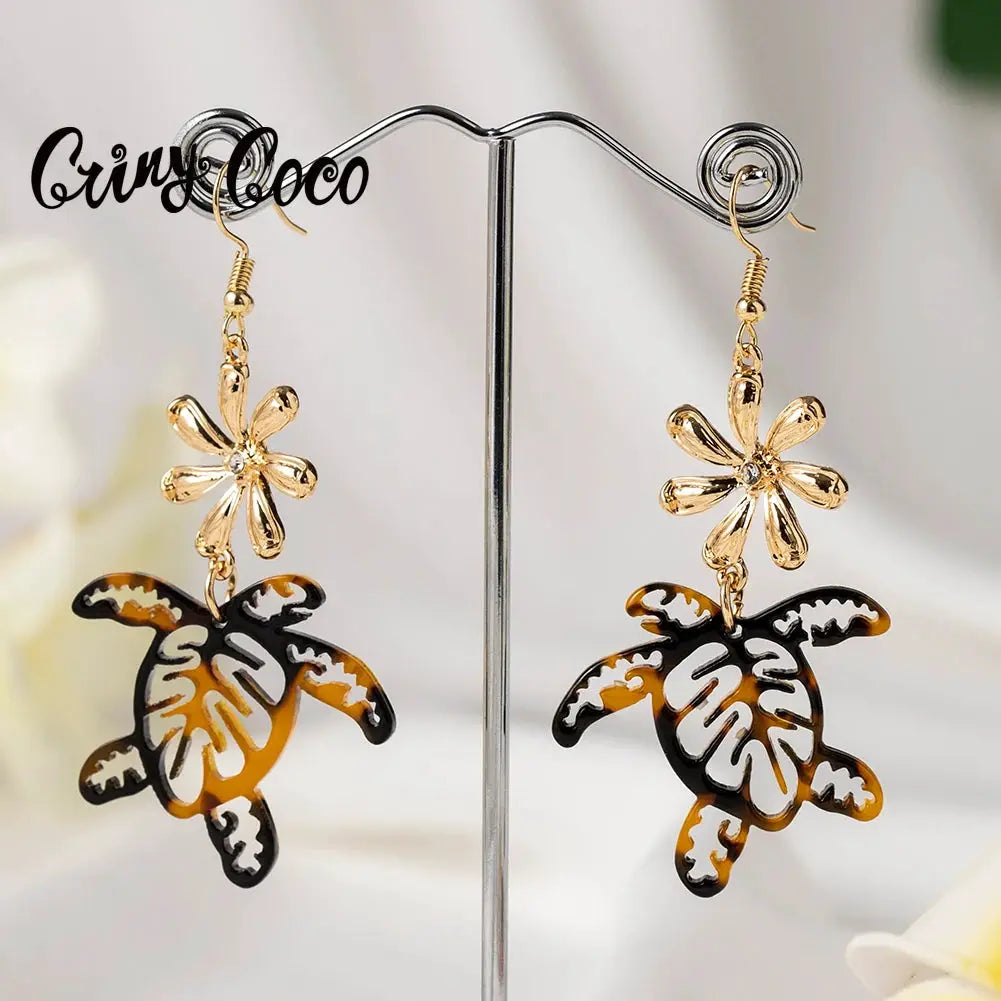 Hawaiian Acrylic Australia Designer Earrings Earring Accessories African Polynesian Jewelry Earring Women's Earrings for Women by All Mart Bristol Ltd