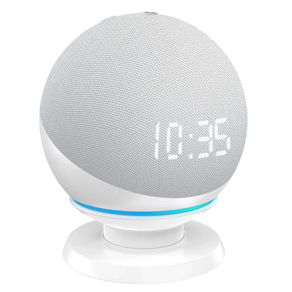 Table Mount Stand Desktop Holder for Echo Dot Max 5th 4th Gen Space-Saving Solution for Smart Home Speakers Hide Messy Wires by All Mart Bristol Ltd