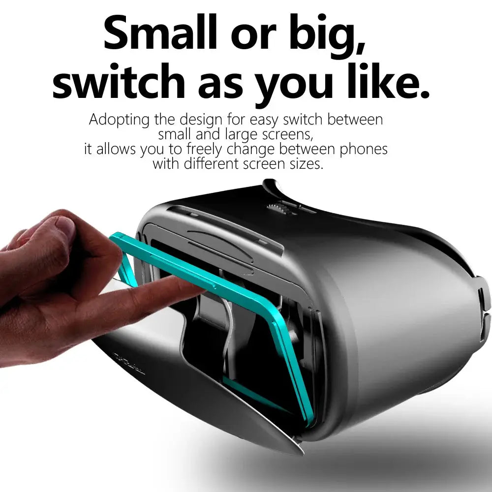 3D Virtual Reality VR Glasses For iPhone Android Smartphone Cell Mobile Phone Helmet Headset Wirth Real Lenses Goggles Devices by All Mart Bristol Ltd