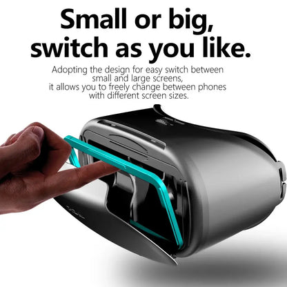 3D Virtual Reality VR Glasses For iPhone Android Smartphone Cell Mobile Phone Helmet Headset Wirth Real Lenses Goggles Devices by All Mart Bristol Ltd