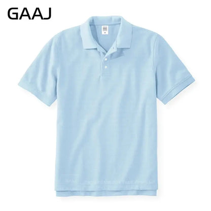 100 Cotton Polo Shirt Men,Light luxury Brand PoloShirt,Summer Short Sleeve Tee Shirt Fashion Tops Quality Clothes Golf Wear by All Mart Bristol Ltd