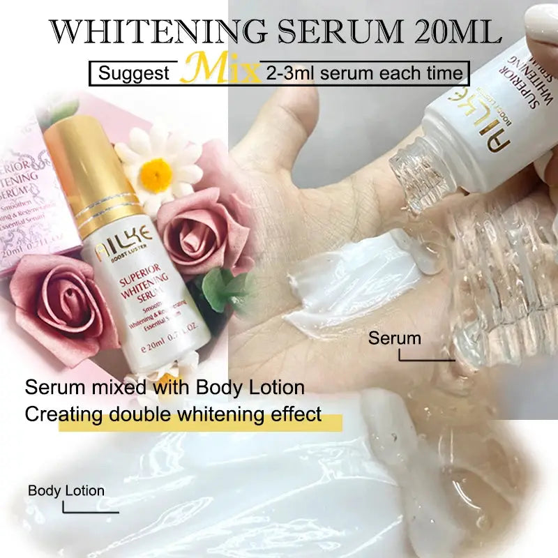 AILKE Whitening Skin Care Set, Reduce Wrinkles, Dark Spots, Even Skin Tone, Women Beauty Cosmetics for All Skin Types by All Mart Bristol Ltd