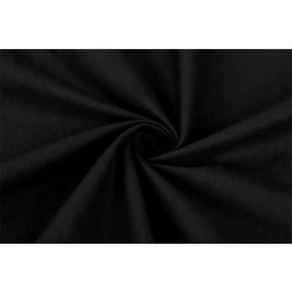 Women's Runway Cotton Retro Vintage Skirt Black Faldas High Waist A Line Rockabilly Jupe 50s Swing Umbrella Skirts Pin Up Skater by All Mart Bristol Ltd