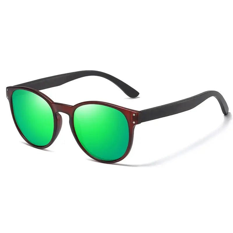 GM Polarized Sunglasses Men Women S5091 Brand Wooden Sunglasses Women Round frame Classic Sunglasses Oculos De Sol UV400 by All Mart Bristol Ltd