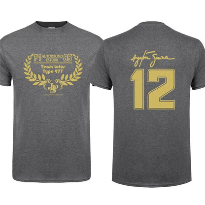 New Hero Ayrton Senna T Shirt Men Short Sleeve Cotton T-shirts Funny Cool Man Tshirt by All Mart Bristol Ltd