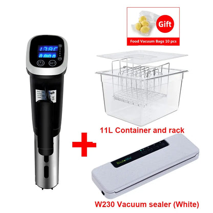 BioloMix 2.55 Generation IPX7 Waterproof Vacuum Sous Vide Cooker Immersion Circulator Accurate Cooking With LED Digital Display by All Mart Bristol Ltd