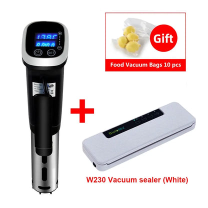 BioloMix 2.55 Generation IPX7 Waterproof Vacuum Sous Vide Cooker Immersion Circulator Accurate Cooking With LED Digital Display by All Mart Bristol Ltd
