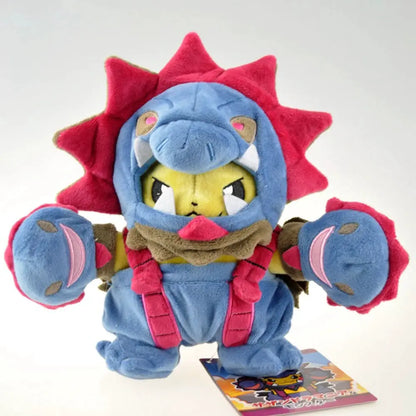 Cos Eevee Pikachu Cosplay Plush Toy Charizard Peluche Snorlax Garchomp Tyranitar Hydreigon Stuffed Animal Doll Plushies Toy Gift by All Mart Bristol Ltd