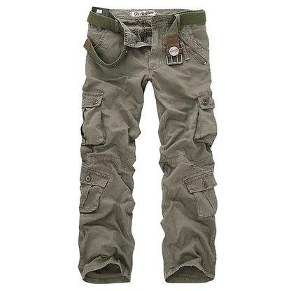 2025 High Quality Men's Cargo Pants Casual Loose Multi Pocket Cotton Pants Long Trousers for Men Camo Joggers Plus Size 28-40 by All Mart Bristol Ltd