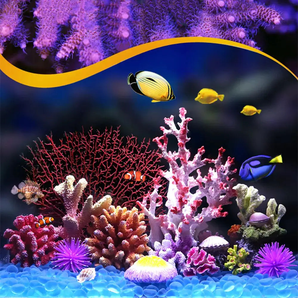 2022 New Artificial Resin Coral Reef Aquarium Ornaments Landscaping Fish Tank Decor Home Fish Tank Aquarium Accessories by All Mart Bristol Ltd