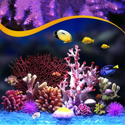2022 New Artificial Resin Coral Reef Aquarium Ornaments Landscaping Fish Tank Decor Home Fish Tank Aquarium Accessories by All Mart Bristol Ltd